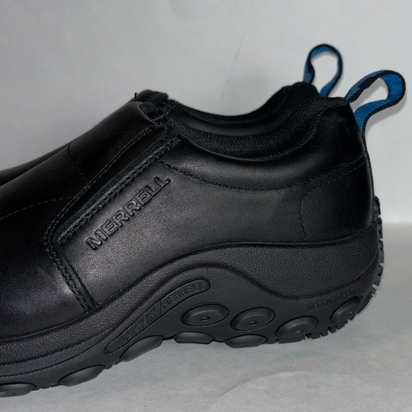 Merrell Men's Jungle Moc 2 Pro Slip-On Loafers Size 7 Black, traction soles - Picture 16 of 16